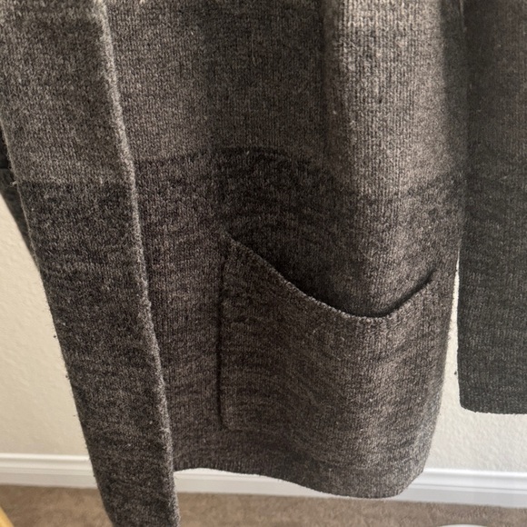 BCBGMaxAzria Light Gray Open Cardigan - Picture 4 of 4